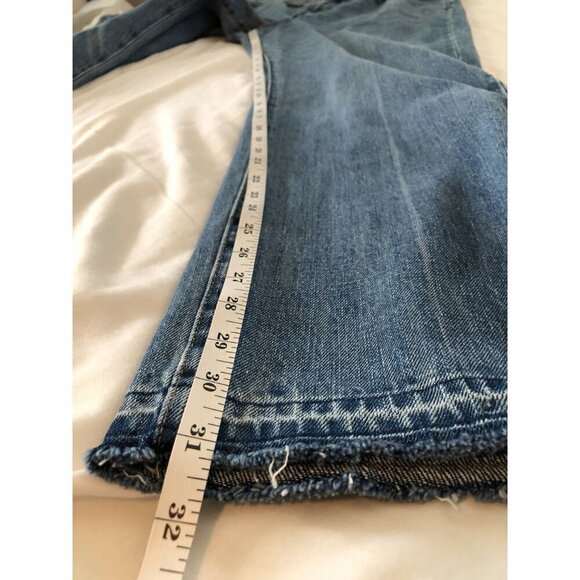 J.Crew Women's Mid-Rise Straight Jean Size 32 Elise Wash No Stretch Rigid Denim - Picture 9 of 9